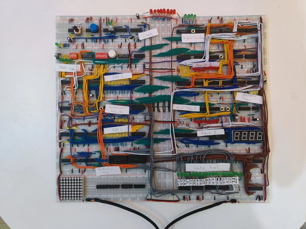 Breadboard CPU